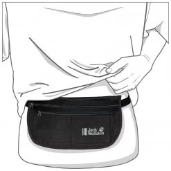 Jack Wolfskin - Document Belt RFID - Sac banane 10 Jack Wolfskin - Document Belt RFID - Sac banane -sacoches Soldes jack wolfskin document belt rfid sac banane detail 3